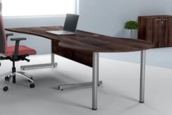 Harmony Walnut Wave Panel Leg Desk 10 Harmony Walnut Wave Panel Leg Desk -Furniture Sale Shop harmony 11