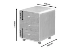 Curve Pedestal -Furniture Sale Shop helsinki 3 drawer ped