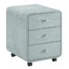 Curve Pedestal -Furniture Sale Shop helsinki 3 drawer ped grey 1