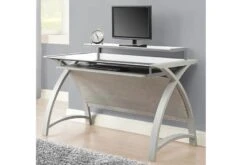 Curve Computer Desk -Furniture Sale Shop helsinki computer desk1300mm grey 2