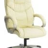 Ontario Leather Office Chair -Furniture Sale Shop homcom high back pu leather office chair cream 2