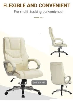 Ontario Leather Office Chair 19 Ontario Leather Office Chair -Furniture Sale Shop homcom high back pu leather office chair cream 4