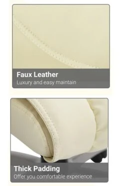 Ontario Leather Office Chair 22 Ontario Leather Office Chair -Furniture Sale Shop homcom high back pu leather office chair cream 8