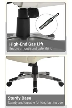 Ontario Leather Office Chair 23 Ontario Leather Office Chair -Furniture Sale Shop homcom high back pu leather office chair cream 9