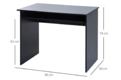 Madeline Desk -Furniture Sale Shop homcom pb writing desk laptop table black 3