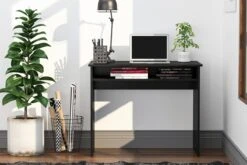 Madeline Desk -Furniture Sale Shop homcom pb writing desk laptop table black 6