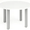 Polar White 1200mm Round Meeting Table -Furniture Sale Shop icm1200 round table white
