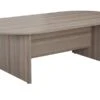 Kestral Grey Oak D End Boardroom Table -Furniture Sale Shop image 1 1