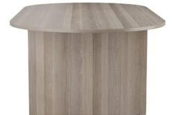 Kestral Grey Oak D End Boardroom Table -Furniture Sale Shop image 3 2