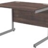 Harmony Walnut Rectangular Cantilever Desk -Furniture Sale Shop image 5 2
