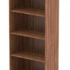 Nova Walnut 1600mm Office Bookcase -Furniture Sale Shop impulse 1600 office bookcase walnut