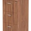 Nova Walnut 3 Drawer Filing Cabinet -Furniture Sale Shop impulse 3 drawer filing cabinet walnut