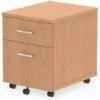 Norton Oak 2 Drawer Mobile Pedestal 1 Norton Oak 2 Drawer Mobile Pedestal -Furniture Sale Shop impulse mobile pedestal 2 drawer oak