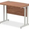 Nova Walnut Small Cantilever Desk
