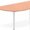 Price Point Beech Semi-circle Table 1600 Box Frame Leg Silver -Furniture Sale Shop impulse semi circle table 1600 beech box frame leg silver