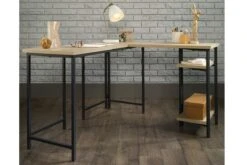 Industrial L Shaped Desk -Furniture Sale Shop industrial l shaped desk charter oak 1