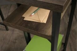 Industrial L Shaped Desk -Furniture Sale Shop industrial l shaped desk smoked oak 3