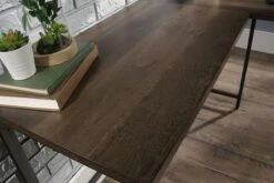 Industrial L Shaped Desk -Furniture Sale Shop industrial l shaped desk smoked oak 7