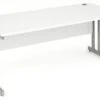 Polar White Rectangular Cantilever Desk 2 Polar White Rectangular Cantilever Desk -Furniture Sale Shop irdc18 white