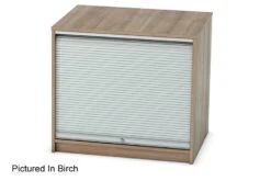 Thames Desk High Tambour Cupboard