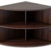 Harmony Walnut Desk High Radial Bookcase 2 Harmony Walnut Desk High Radial Bookcase -Furniture Sale Shop lee plumpton harmony bookcase