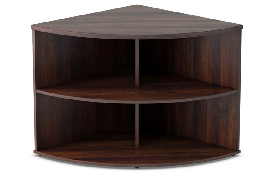Harmony Walnut Desk High Radial Bookcase 3 Harmony Walnut Desk High Radial Bookcase