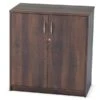 Harmony Walnut Medium High Cupboard -Furniture Sale Shop lee plumpton medium high cupboard