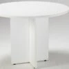 Kestral White Round Meeting Table -Furniture Sale Shop lite1000dwh