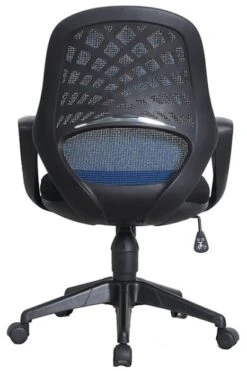 Spiral Mesh Back Office Chair -Furniture Sale Shop maine blue 4