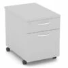 Cloud Grey Mobile Pedestal 2 Drawers