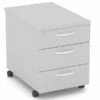 Cloud Grey Mobile Pedestal 3 Drawer 1 Cloud Grey Mobile Pedestal 3 Drawer -Furniture Sale Shop mobile pedestal 3 drawer