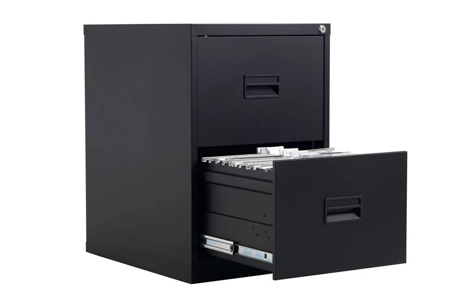 Mod Black Steel Filing Cabinets 5 Mod Black Steel Filing Cabinets - Image 3