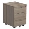 Kestral Grey Oak 3 Drawer Mobile Pedestal -Furniture Sale Shop mp 8