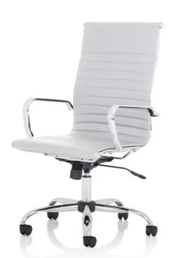 Nola High Back White Executive Office Chair -Furniture Sale Shop nola 4