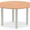 Norton Oak 1200mm Round Meeting Table -Furniture Sale Shop norton oak 1200mm round meeting table