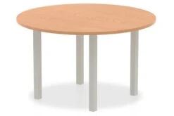 Norton Oak 1200mm Round Meeting Table