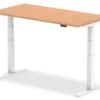 Norton Oak Height Adjustable Desk -Furniture Sale Shop norton oak height adjustable desk