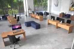 Norton Oak Return Cantilever Desk -Furniture Sale Shop norton room 1