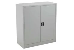 Mod Grey Steel 2 Door Cupboard -Furniture Sale Shop nova contract desk 53
