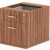 Nova Walnut Fixed Pedestal -Furniture Sale Shop nova walnut fixed pedestal 2 drawer