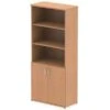 Norton Oak Open Shelf Cupboard -Furniture Sale Shop open 1 1