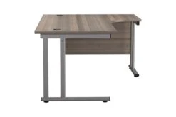 Kestral Grey Oak Cantilever Corner Workstation -Furniture Sale Shop ost1612cwsrclgo side