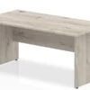 Gladstone Grey Oak Rectangular Panel End Desk -Furniture Sale Shop panel end rectangular desk