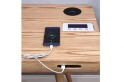 San Francisco Smart Executive Desk -Furniture Sale Shop pc709 san francisco smart speaker charging desk oak 1