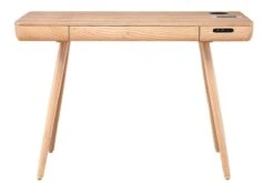 San Francisco Smart Executive Desk -Furniture Sale Shop pc709 san francisco smart speaker charging desk oak 11