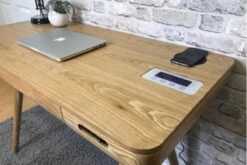 San Francisco Smart Executive Desk -Furniture Sale Shop pc709 san francisco smart speaker charging desk oak 5