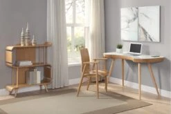 San Francisco Executive Desk -Furniture Sale Shop pc714 san francisco exc desk oak 3