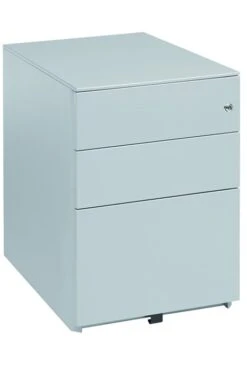 Steel Mobile 3 Drawer Pedestal