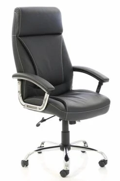 Penza Executive Leather Chair -Furniture Sale Shop penza executive black leather chair