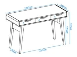 Pevensey Home Office Desk -Furniture Sale Shop pevensey 8